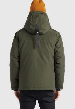 Khujo BOYNTON Veste D'hiver Dunkeloliv Homme -Khujo Soldes 8fabe23a989f4938b7c435b71b7ad1e2