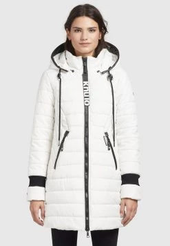 Khujo Femme SHINE2 STRUCTURED Veste D'hiver Naturweiß