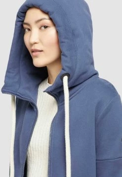 Khujo SALOMEA Sweat à Capuche Zippé Dunkelblau Femme -Khujo Soldes 905e04335b0242a2a5c7ddde4b4e0a88
