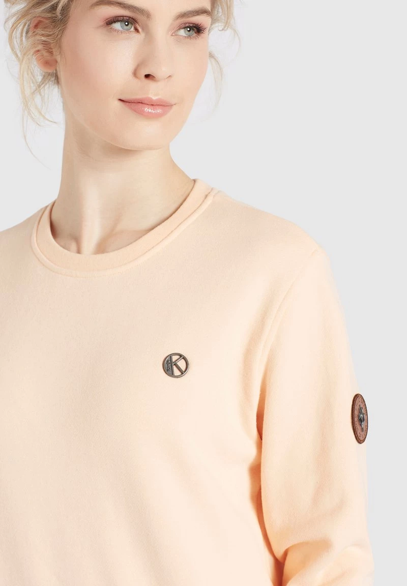 Khujo LISEL Sweatshirt Apricot Femme 6 Khujo LISEL Sweatshirt Apricot Femme – Image 4