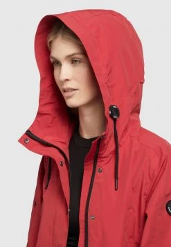 Khujo JELLE Parka Rot Femme -Khujo Soldes 91806d9833e241f0893b6460545d2ad0