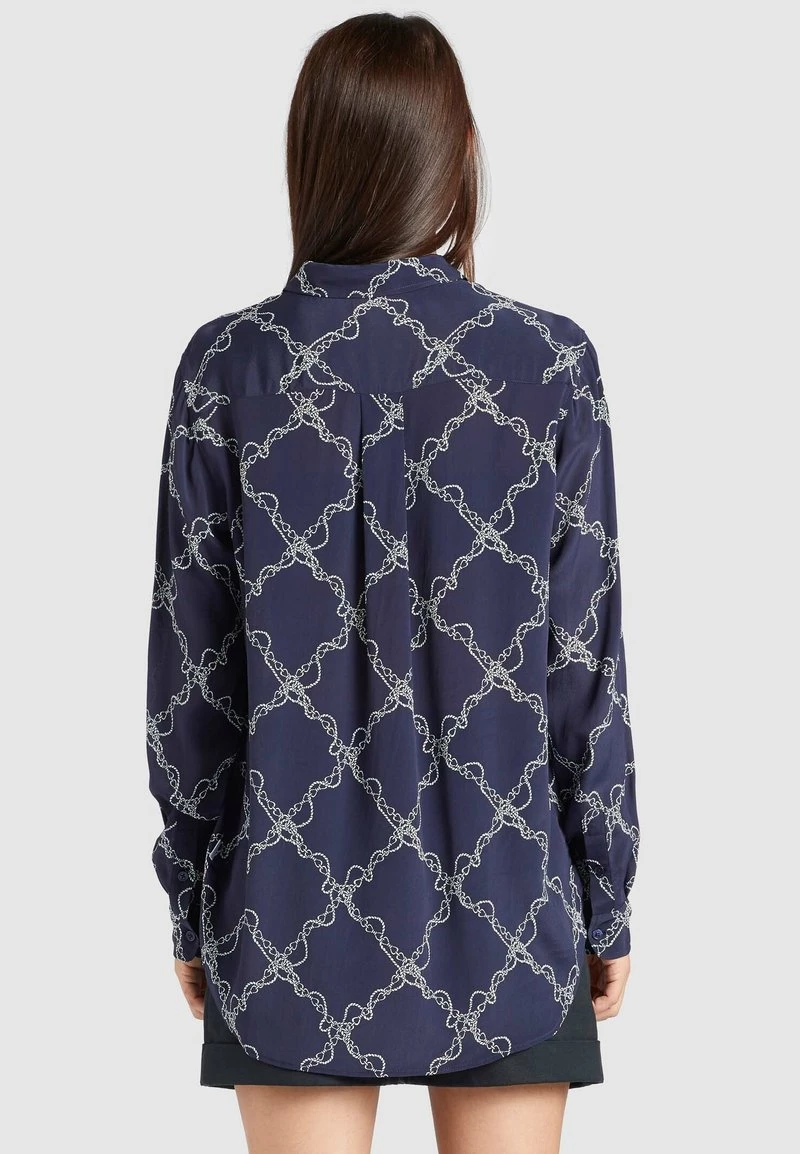 Khujo COLLINS Chemisier Dark Blue Femme 5 Khujo COLLINS Chemisier Dark Blue Femme – Image 3