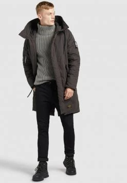Khujo Homme HOLDER Veste D'hiver Dunkelgrau -Khujo Soldes 9211ae7fd8234d91a69bfdcc6175baa2