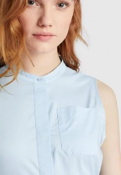 Khujo Femme THERES Robe Chemise Hellblau -Khujo Soldes 92786a73565e489c856631844f07c65f