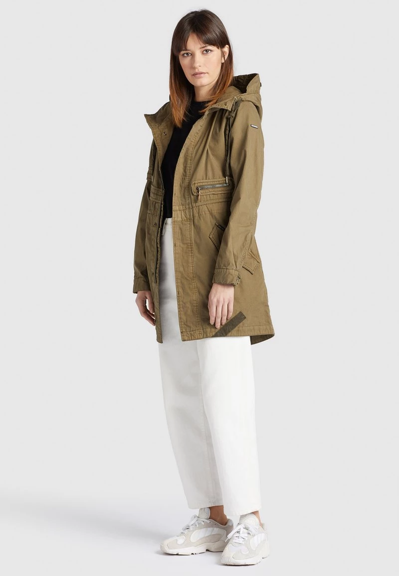 Khujo BANELE Parka Khaki Femme 4 Khujo BANELE Parka Khaki Femme – Image 2