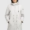Khujo Femme ADDA Parka Hellgrau -Khujo Soldes 93d5e6aefa07487d8e521369206f5290