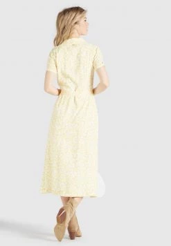 Khujo Femme GOYA Robe Chemise Gelb Weiß Geblümt 13 Khujo Femme GOYA Robe Chemise Gelb Weiß Geblümt -Khujo Soldes 940f2d1b8487423b82d6249f1e56844d