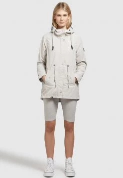 Khujo CAIMA Parka Hellgrau Femme -Khujo Soldes 95514a7fcccd424186dd74d569d4b72e