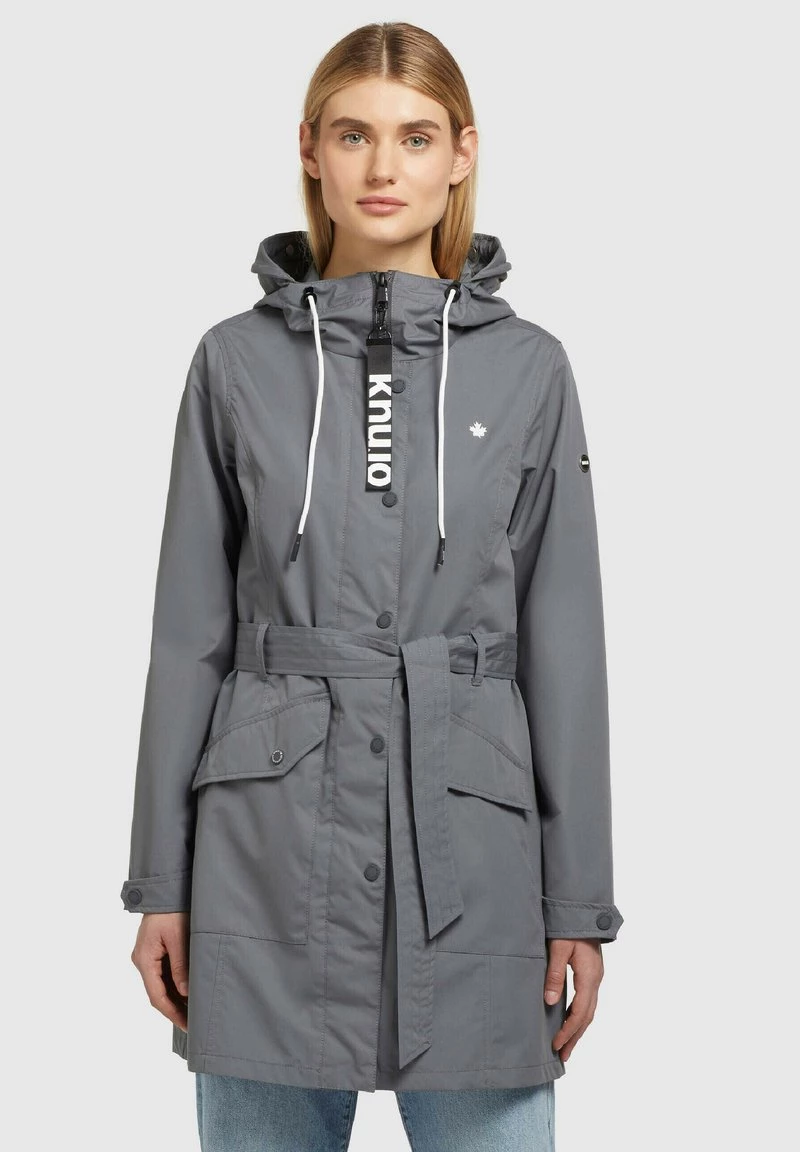 Khujo Femme LAUREN Trench Graublau 3 Khujo Femme LAUREN Trench Graublau