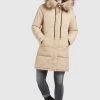 Khujo MANTEL JARVANA Veste D'hiver Beige Femme