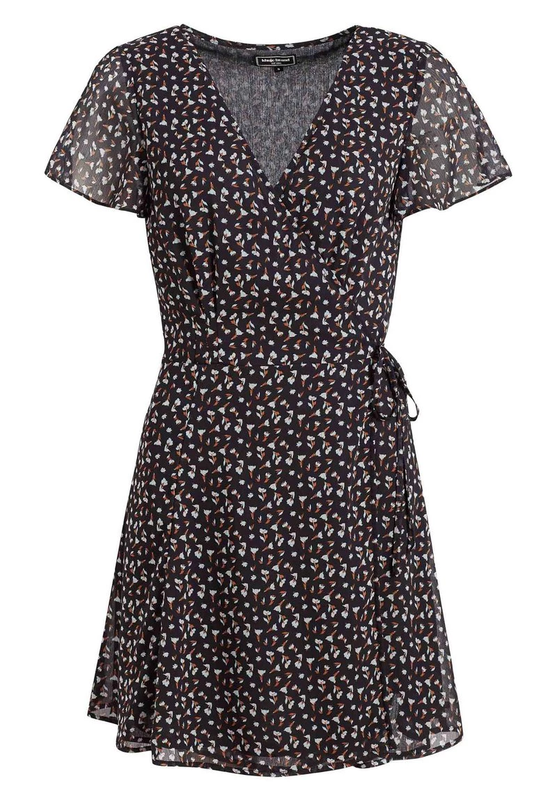 Khujo VARVARA Robe De Jour Black/blue Femme 11 Khujo VARVARA Robe De Jour Black/blue Femme – Image 9