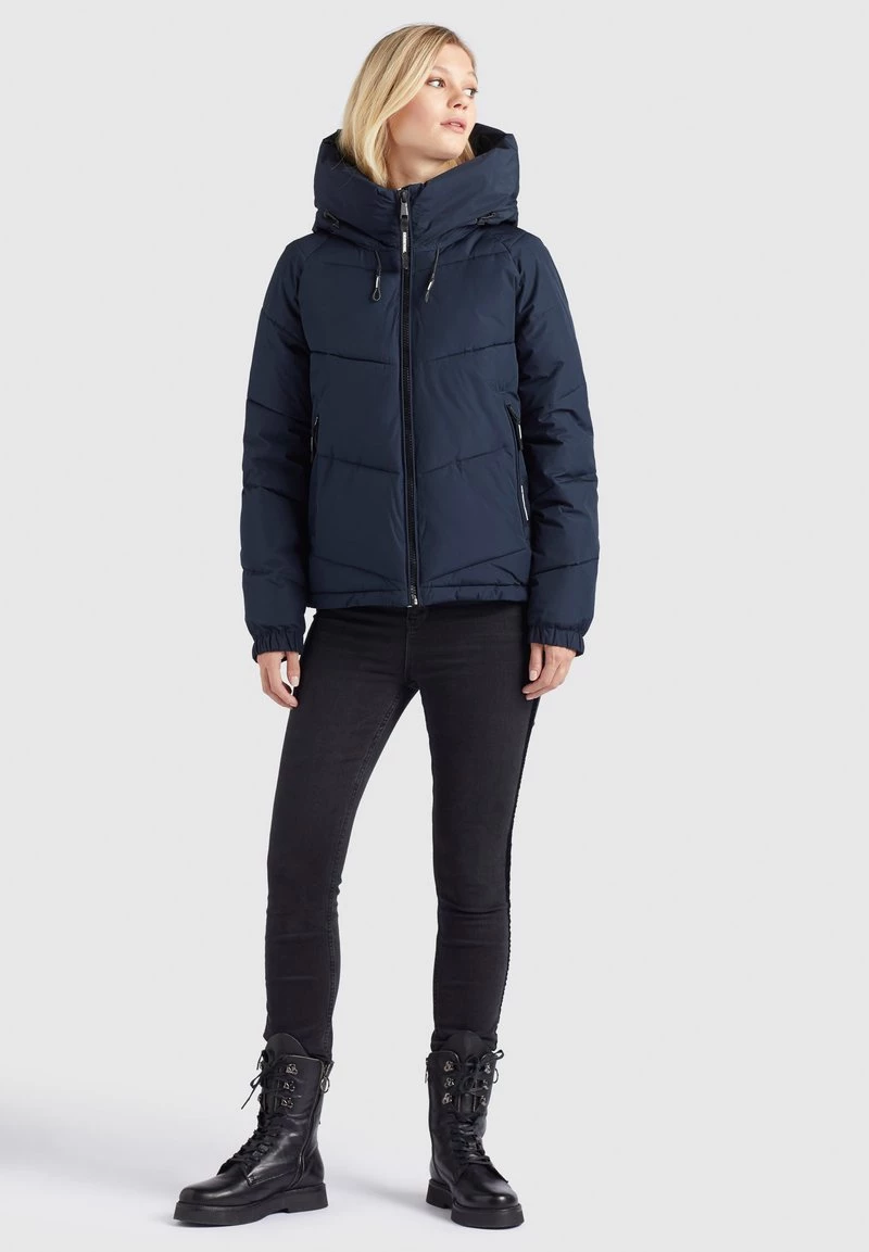 Khujo Femme ESILA Veste D'hiver Dunkelblau 4 Khujo Femme ESILA Veste D'hiver Dunkelblau – Image 2