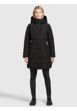 Khujo DELINAS2 Veste D'hiver Schwarz Femme -Khujo Soldes 98be32e0b3d74d63967b8525f82bd59a