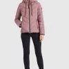 Khujo EIJA Veste D'hiver Beige Rosa Femme -Khujo Soldes 98e4584a53314ac3befec10c99053ed0