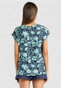 Khujo SAWYER Blouse Xc3 Lichen Sketch Floral App Femme -Khujo Soldes 990f8fd18d464733a903ddf12bb13f04