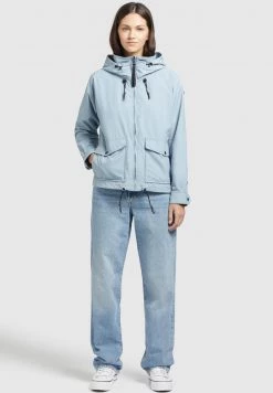 Khujo BLAIR Veste Mi Saison Hellblau Femme -Khujo Soldes 9944e7dc99aa4eb4ae459c8888ad3760