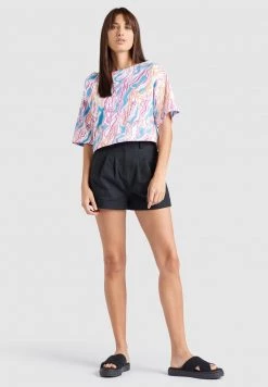 Khujo SUTTON T Shirt Imprimé Mehrfarbig Gemustert Femme -Khujo Soldes 997426ca18a14a0592c6de528cd23e32