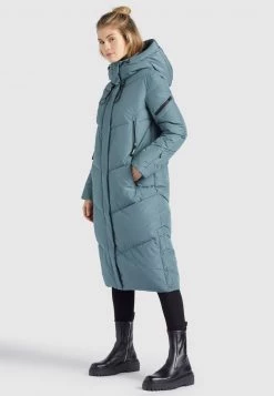 Khujo SONJE Veste D'hiver Blaugrau Femme -Khujo Soldes 9ab7da78573140dea4b254a652ba3bcc