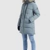Khujo MANTEL JARVANA Veste D'hiver Blaugrau Femme -Khujo Soldes 9b09f5fe0d0140438ade9c1050e2d90c