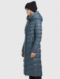 Khujo INGRAM SHINE Veste D'hiver Blaugrau Femme -Khujo Soldes 9b54c237962c4aa88c91b57c8c0449d0