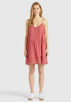 Khujo FELICITY Robe De Jour Rosa Femme -Khujo Soldes 9b7cbd7f855a4324a53126c42bd829b7