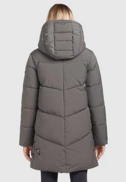 Khujo Femme BINE Veste D'hiver Graugrün -Khujo Soldes 9ccb7133c4b848b5bb056816a499866d