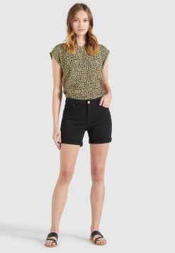 Khujo Femme RIVEN Short En Jean Schwarz -Khujo Soldes 9e1b9a7812234e5eb269be0f63a31e3d