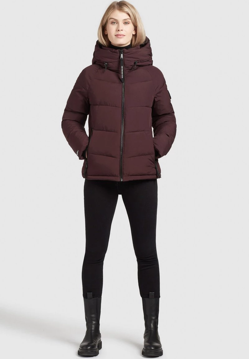 Khujo Femme ISIDORA Veste D'hiver Weinrot 4 Khujo Femme ISIDORA Veste D'hiver Weinrot – Image 2
