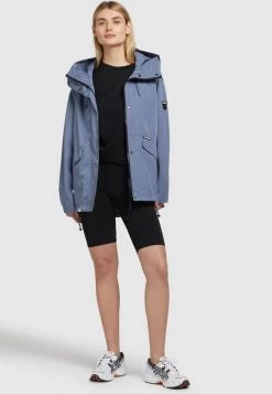Khujo Femme FRIPS Veste Mi Saison Blau -Khujo Soldes 9f8acd6b2a54491cac65cabd21f8ea33