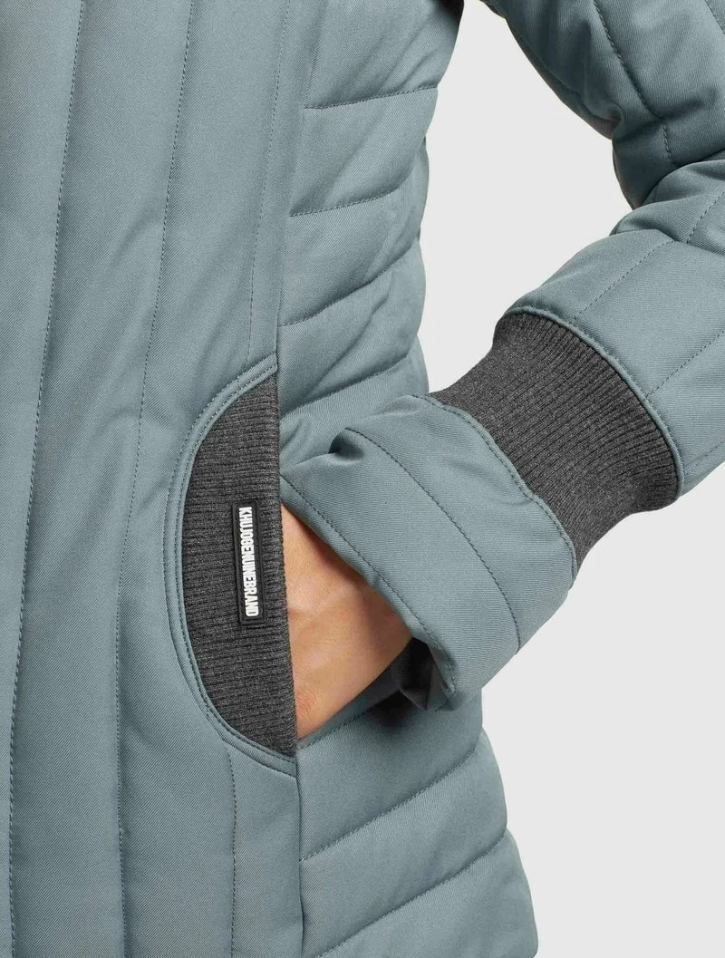 Khujo TWEETY PRIME5 Veste Mi Saison Blaugrau Femme 8 Khujo TWEETY PRIME5 Veste Mi Saison Blaugrau Femme – Image 6