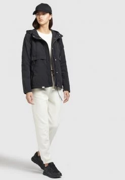 Khujo ZAHIRA3 Veste Légère Schwarz Femme -Khujo Soldes a179a708387349599e0c411674a40635