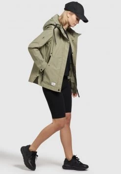 Khujo Femme KAYA Blouson Graugrün -Khujo Soldes a1e026b8f2c24c37bba8e03684015341