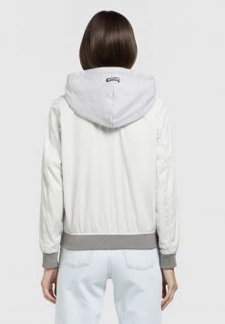 Khujo Femme PERSEE Veste Légère Hellgrau -Khujo Soldes a22506f0284c45afa5ccdad633a1413f