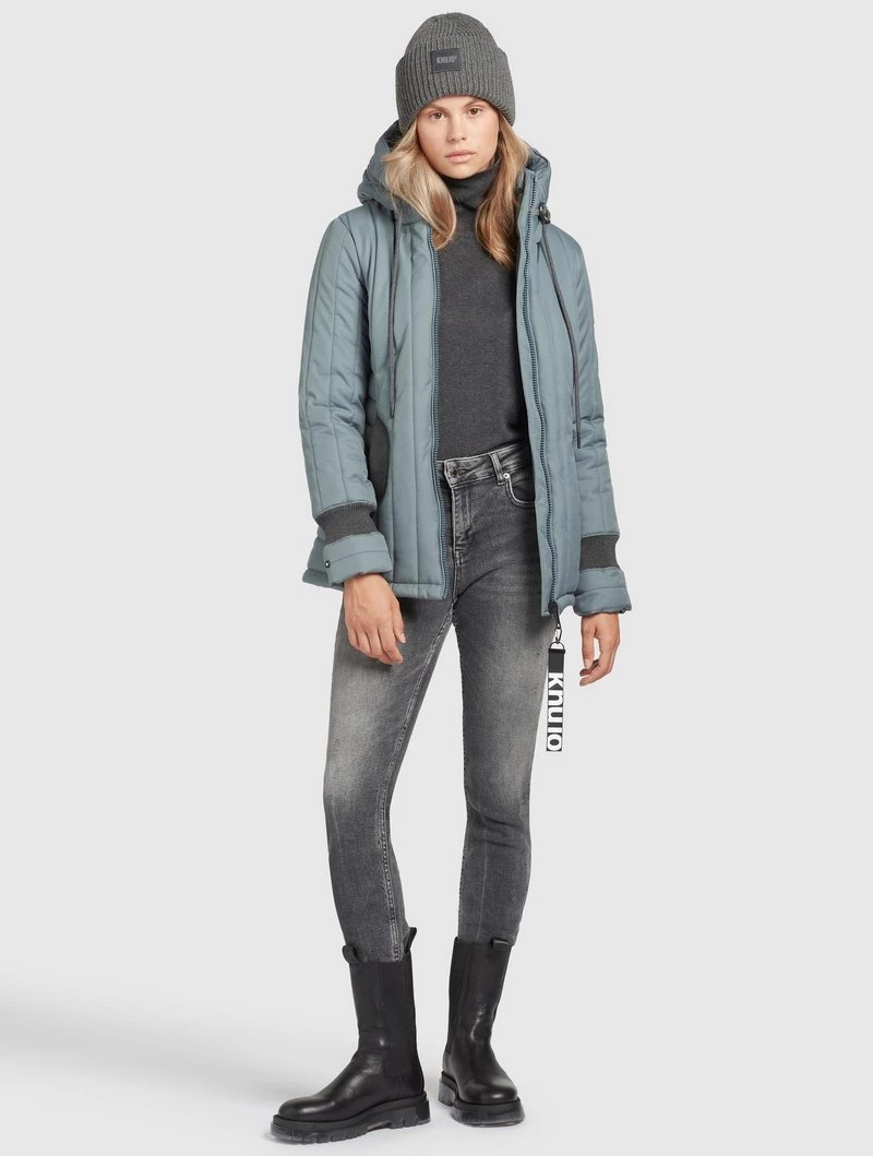 Khujo TWEETY PRIME5 Veste Mi Saison Blaugrau Femme 9 Khujo TWEETY PRIME5 Veste Mi Saison Blaugrau Femme – Image 7