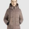 Khujo GERDA MATT Veste D'hiver Altrosa Femme -Khujo Soldes a36069e2f875479bb606d3aaae4c1945
