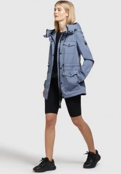 Khujo Femme ELST Parka Blau -Khujo Soldes a3b472d6a8e349ce9f19fa35e7c73dba