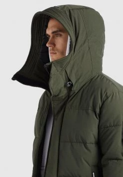Khujo BARAT Veste D'hiver Dunkelgrün Homme -Khujo Soldes a3c569c781b147b8bcae0af4d77d9748