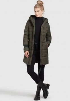 Khujo CONSTANZE STRUCTURED Veste D'hiver Dunkeloliv Femme -Khujo Soldes a3e4aa7de7c84607835c0b34ee8731ac