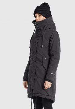 Khujo MARINA Veste D'hiver Dunkelgrau Femme -Khujo Soldes a5112c0b19a94747a62c2388e47e7df9
