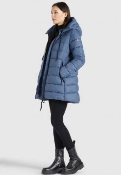 Khujo Femme YACI Veste D'hiver Blau -Khujo Soldes a54a72ce13d54c0588087e9cd251bd2a