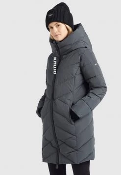 Khujo Femme SUVA Veste D'hiver Grau -Khujo Soldes a58e446bf2cf468d9394430025c0eee6