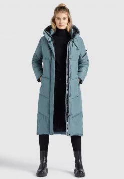 Khujo SONJE Veste D'hiver Blaugrau Femme -Khujo Soldes a604aa9382754b7d83725daf5665bb6e