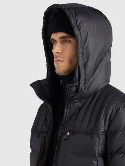 Khujo Homme WANG Veste D'hiver Schwarz -Khujo Soldes a65925fb85d84d8b81fc4c9f0a8086bb