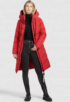 Khujo AYLEENA Veste D'hiver Rot Femme -Khujo Soldes a710ee5a1f1b4c7ab35f42f3a57d0bcc