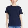 Khujo ALLMUT T Shirt Basique Dark Blue Femme -Khujo Soldes a772e49d1a354a5f806a84c7e592ef9a
