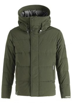 Khujo BARAT Veste D'hiver Dunkelgrün Homme -Khujo Soldes a7ac882655e94589adeacd9d1691a8a5