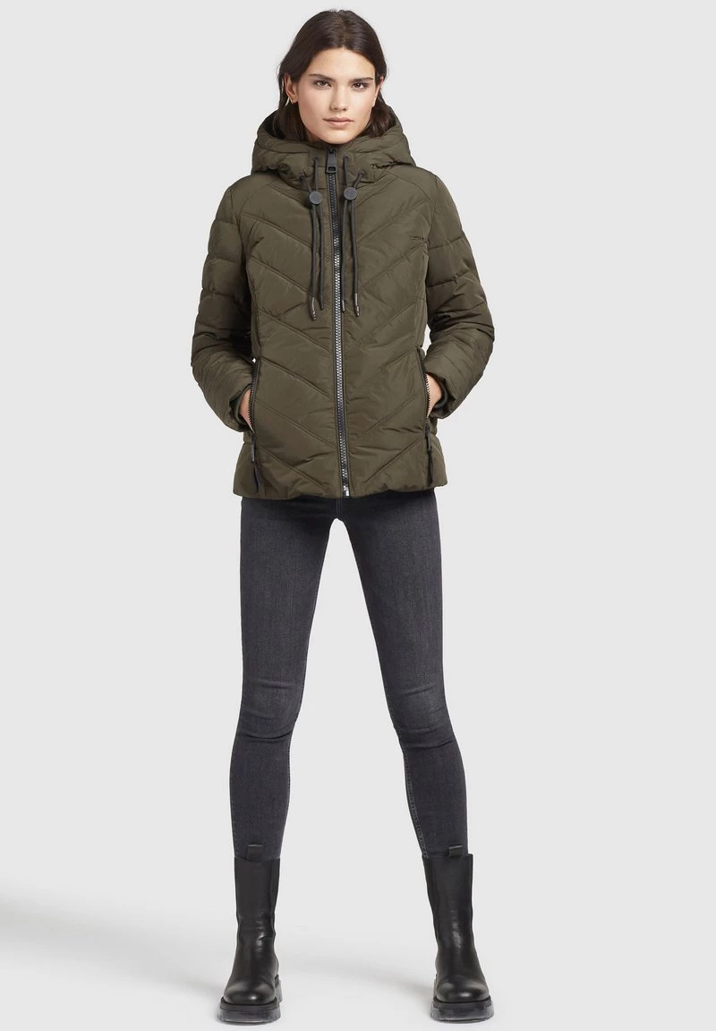 Khujo EIJA2 Veste D'hiver Dunkeloliv Femme 4 Khujo EIJA2 Veste D'hiver Dunkeloliv Femme – Image 2
