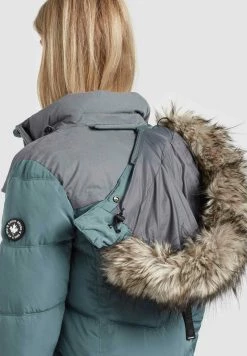 Khujo WINSEN Veste D'hiver Blaugrau Femme 17 Khujo WINSEN Veste D'hiver Blaugrau Femme -Khujo Soldes a8f31f4a041f42019d1f6128b8344009