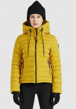 Khujo Femme LOVINA MATT Veste Mi Saison Gelb