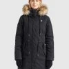 Khujo Femme CODISH Veste D'hiver Schwarz -Khujo Soldes ab33b06000d14a548d91d6b5f49906b2